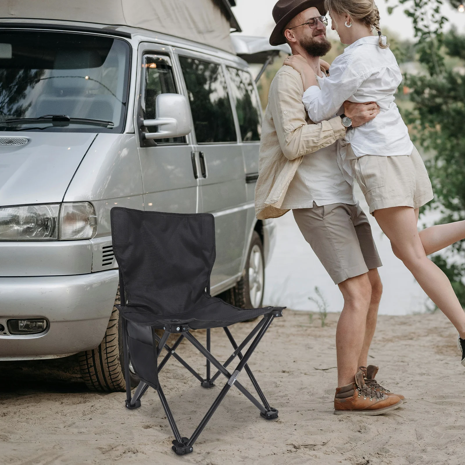 

Folding Chair Portable Outdoor Camping Camping Chairs For Adults Heavy Duty Fishing Compact Stool Heavy Duty Travel Garden