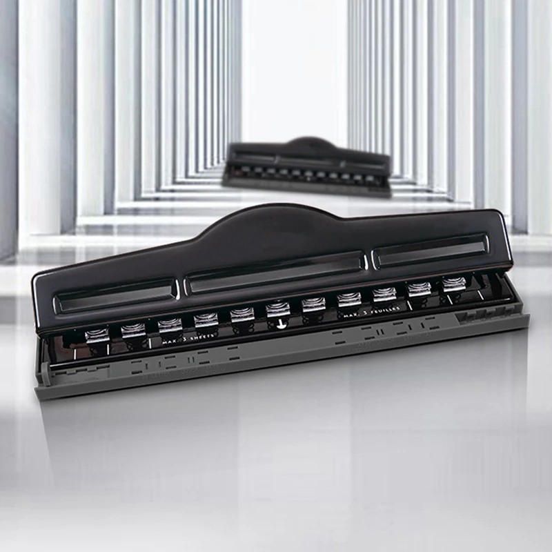 11-луночный дырокол, кольцо для альбома, резак для бумаги, регулируемый дырокол для бумаги A4, дырокол для скрапбукинга, инструменты для самостоятельного изготовления, офисные переплетные принадлежности