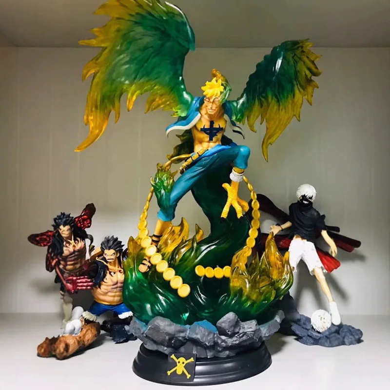 

Коллекционная светящаяся фигурка GK One Piece Марко Феникс ручной работы, аниме-атрибутика, сувенир, подарок на день рождения в цветной коробке с блистерной упаковкой