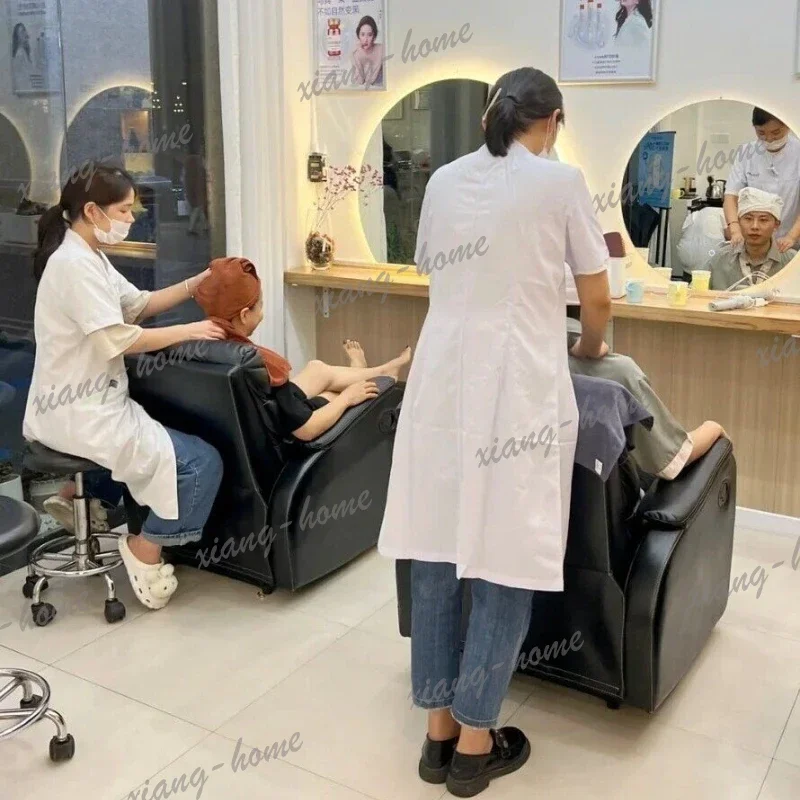 LSHead Massage Pedicure Chairs Modern Balcony Advanced Homestay Pedicure Chairs Courtyard Salon Furniture Voetbank Ls40xzy