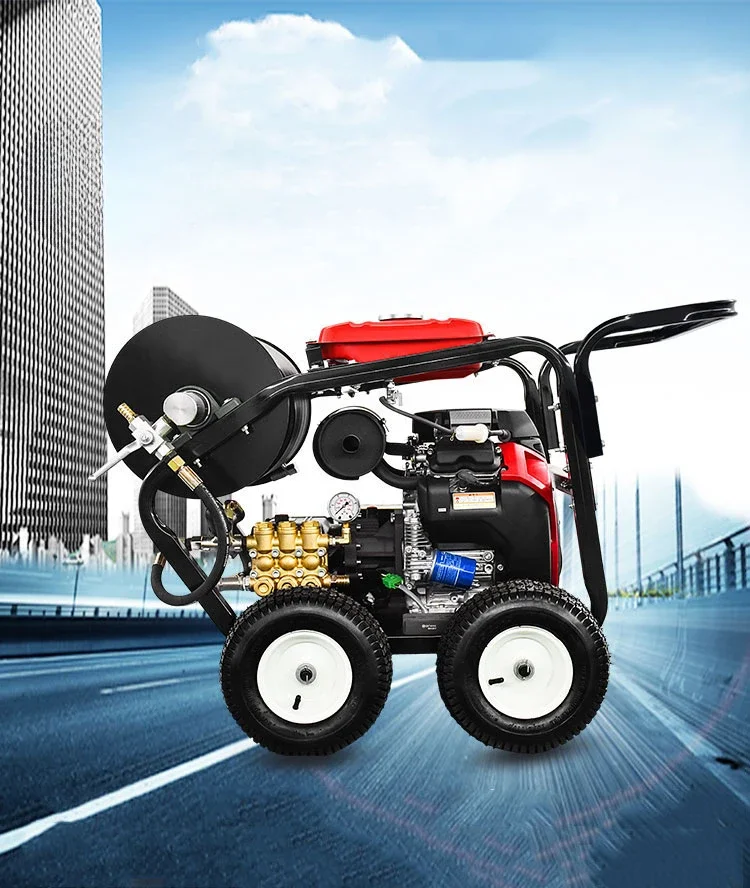80LPM drain cleaning machines 200bar high pressure water jetting for sewer pipe washing