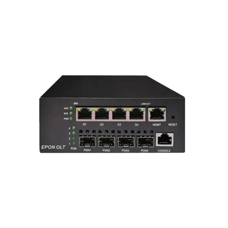 brand new MINI 4PON EPON OLT WEB SNMP HA7004S COMPATIBLE WITH HUAWEI ZTE FiberHome EPON XPON ONU