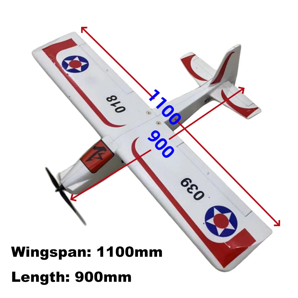 Kpqrc-devil x110 rc飛行機キット、翼幅1020mm、エポ