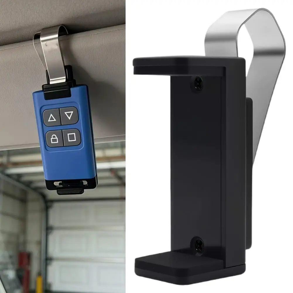 Car Visor Garage Door Remote Control Holder Adjustable Plastic Sun Visor Clip Mount Anti-Static Garage Transmitter Bracket