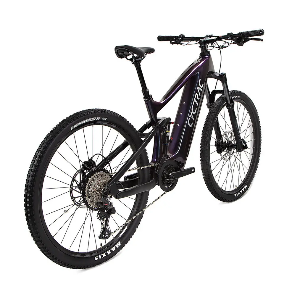 TWITTER-Full Suspension Mountain E Bike with Hydraulic Remote Control Seatpost, Bafang M510Motor, EM10 12S, 36V, 20A, 250W