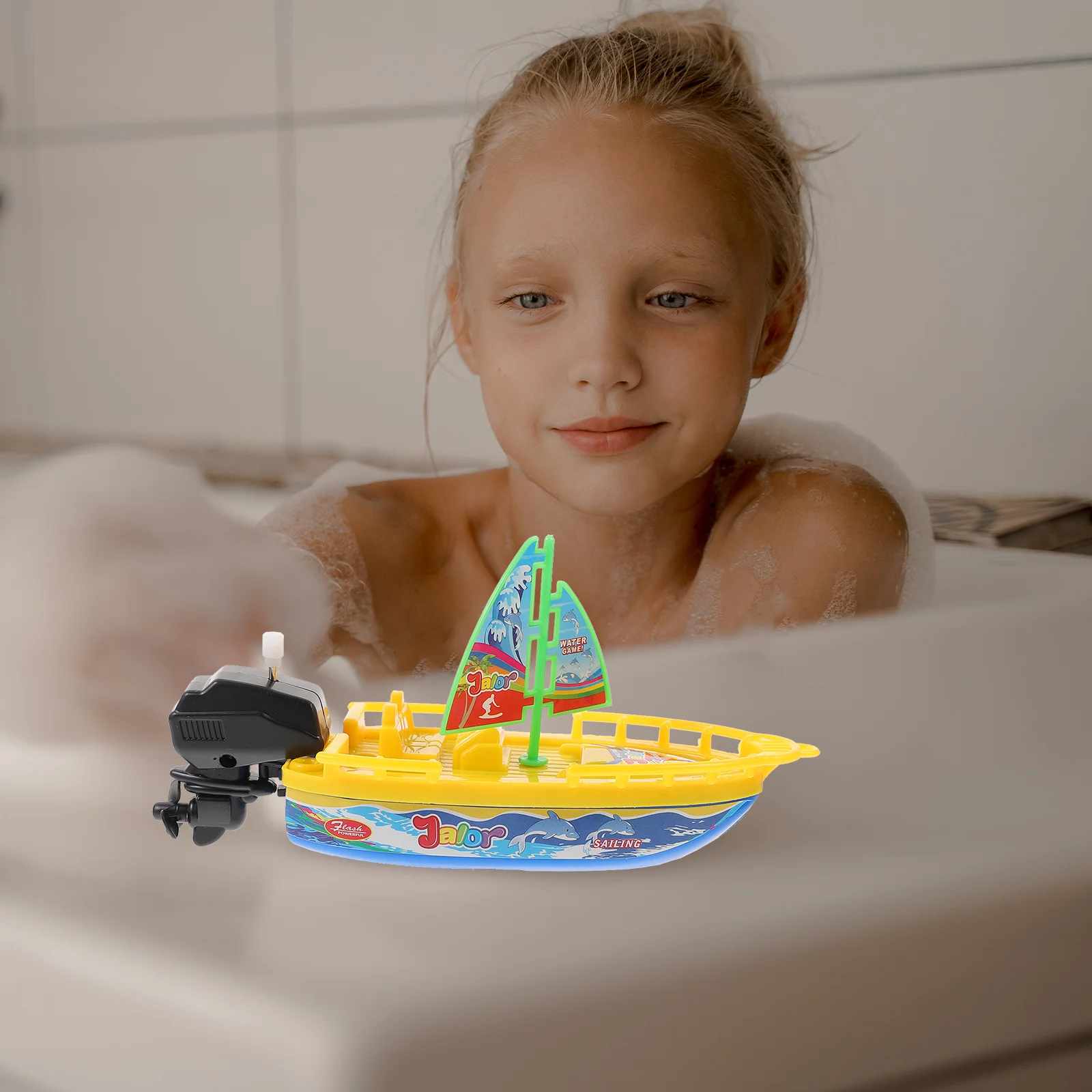 เรือใบลอยน้ำ 3 ชิ้น สำหรับเด็กเล่นในสระว่ายน้ำ ของเล่นพลาสติกรูปสัตว์ ของเล่นอาบน้ำ เรือลอยน้ำสำหรับเด็กเล็ก ของเล่นเล่นน้ำในห้องอาบน้ำ