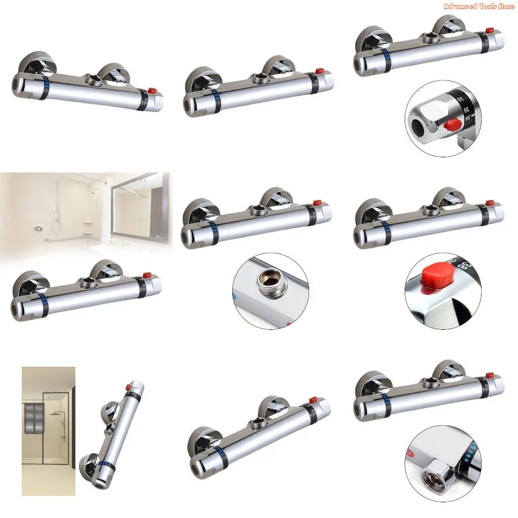 

Термостатический душевой миксер для ванной комнаты для ванной/душевых клапанов легко установить w91b