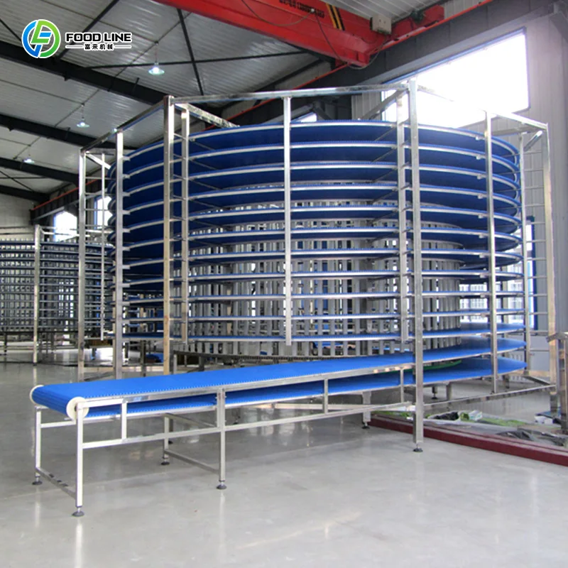 Blast Freezer Tunnel 30Kg Wholesale Hardening Tunnel Quick Freezing Machine Industrial Food Processing Equipment