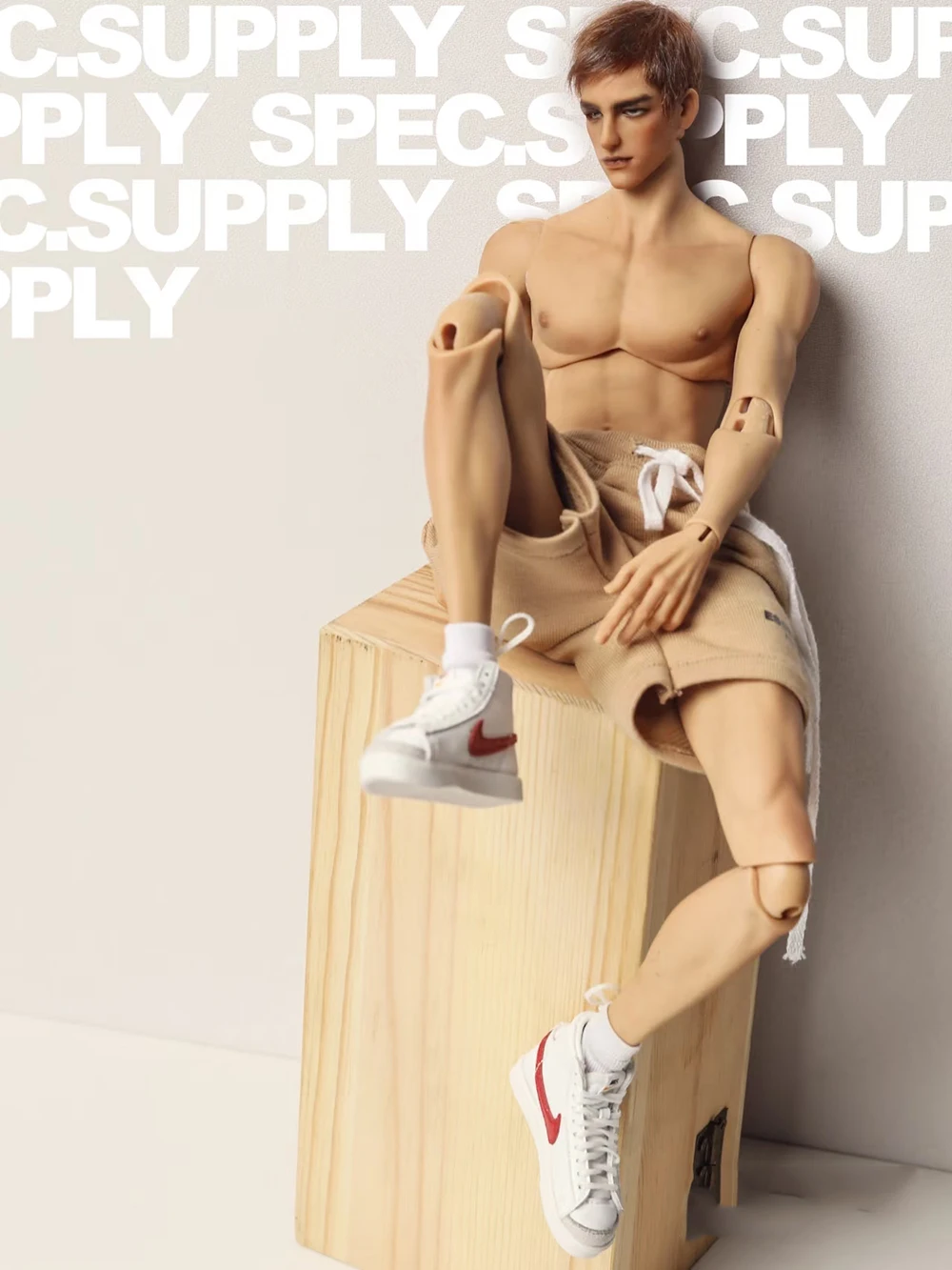 BJD1/6 باي لينغ دمية الذكور رجل العضلات BJD نموذج لعبة الراتنج