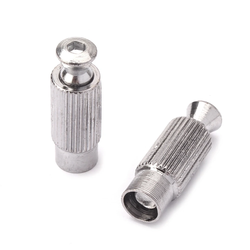 

2Pcs Electric Guitar Tremolo Bridge Studs and Anchors Durable Metal Structure for DIY Projects Gaq51 Silver