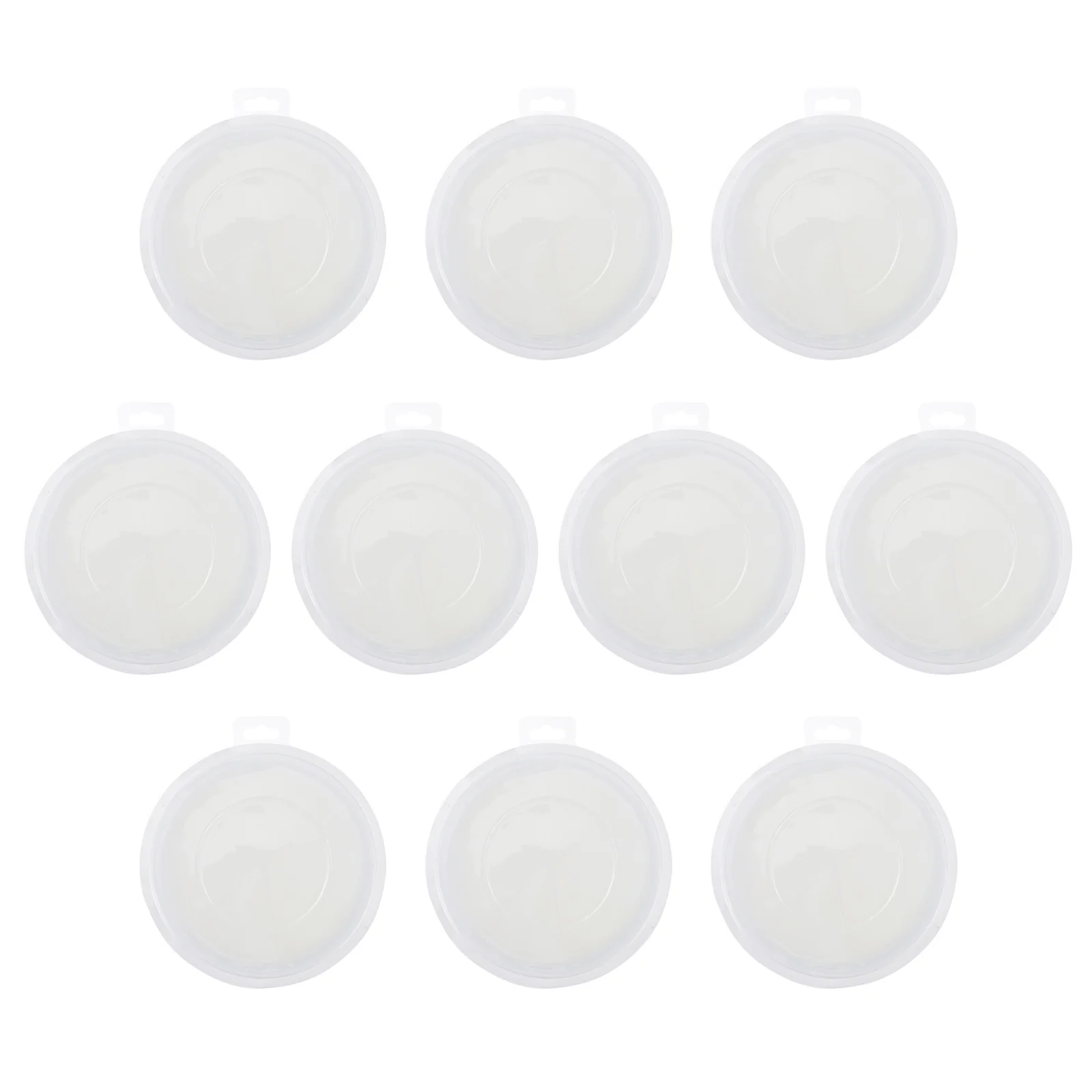 10 Stück leere Stempelkissen für Fingermalerei, Kinder, DIY-Stempelkissen, keine Farbe, hohe Dichte, nachfüllbar, Bastel-Stempelkissen-Set