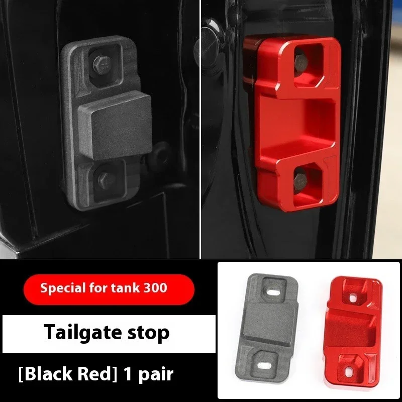 For Tank 300 Tailgate Limiter Modification Door Lock Aluminum Alloy Reinforcement Anti Sinking Interior Modification Accessories