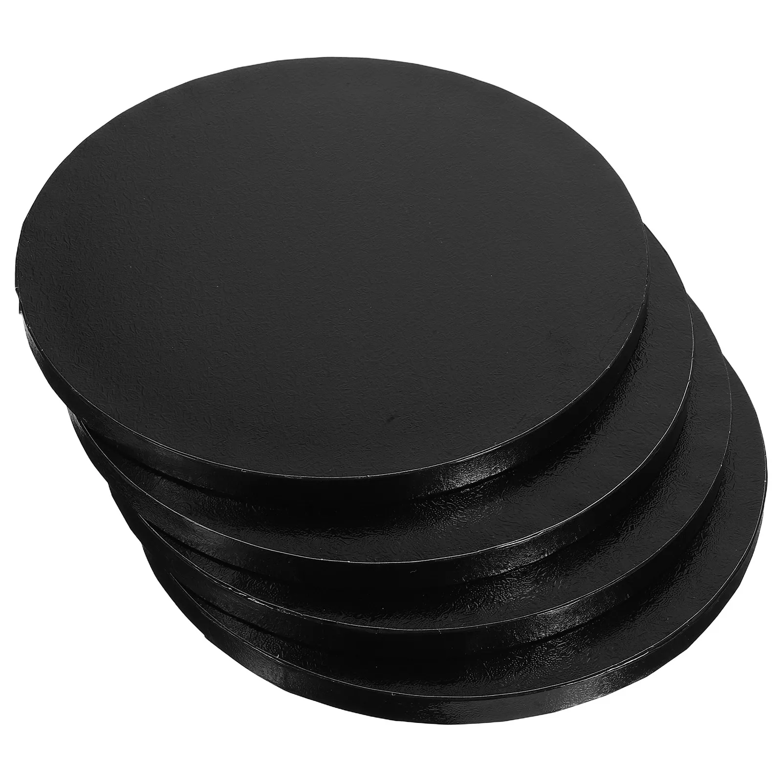 4Pcs Thickened Cake Board Set Sturdy 4-Layer Corrugated Cardboard for Heavy Multilayer Cakes Wedding Birthday Party Bakery