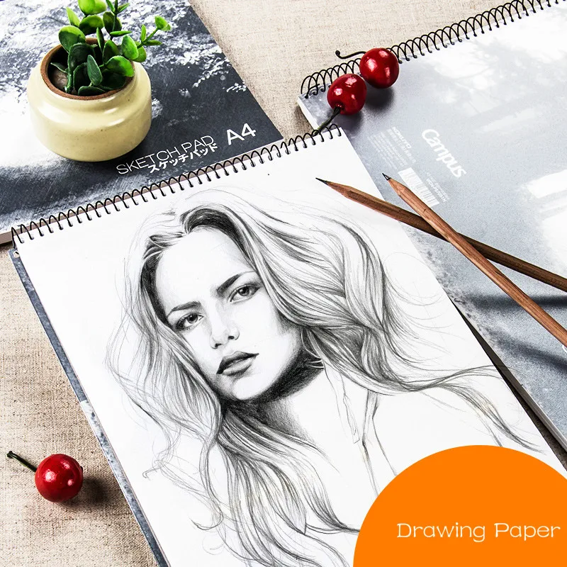 A3 A4 Sketchbook Drawing Paper Cuadernos De Dibujo Artist Graffiti Sketching Book Carnets De Croquis Sketchbooks Art Suppies