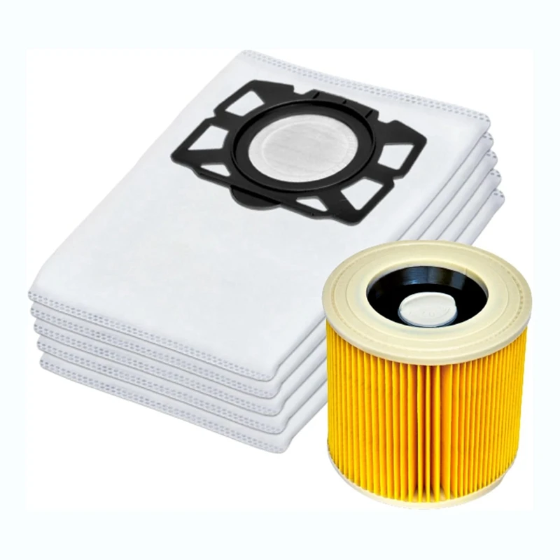 Vacuum Cleaner Bags Filter Suitable For Karcher KFI 357 KFI357 KA 40 Replacement Bag For Karcher 2.863-314.0WD2 Plus WD3