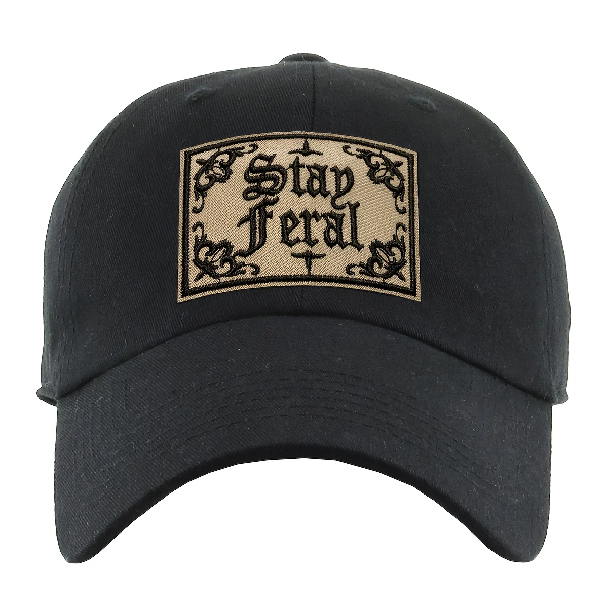 Stay Feral Iron On Patch Goth Fashion Patches