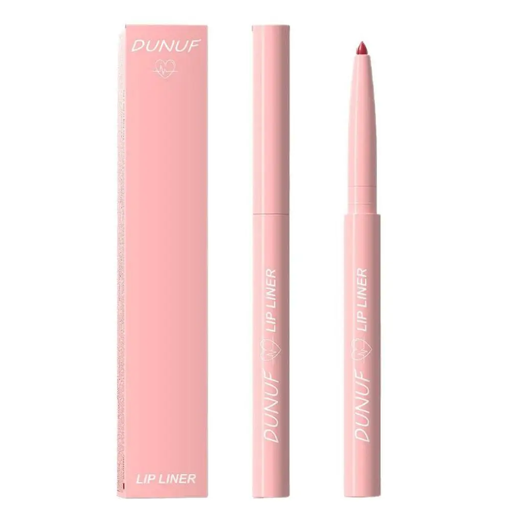 12 kleuren Matte Lip Liner Potlood Rode Contour Tint Lippenstift Langdurige non-stick Cup Hydraterende Lippen Make-Up cosmetica