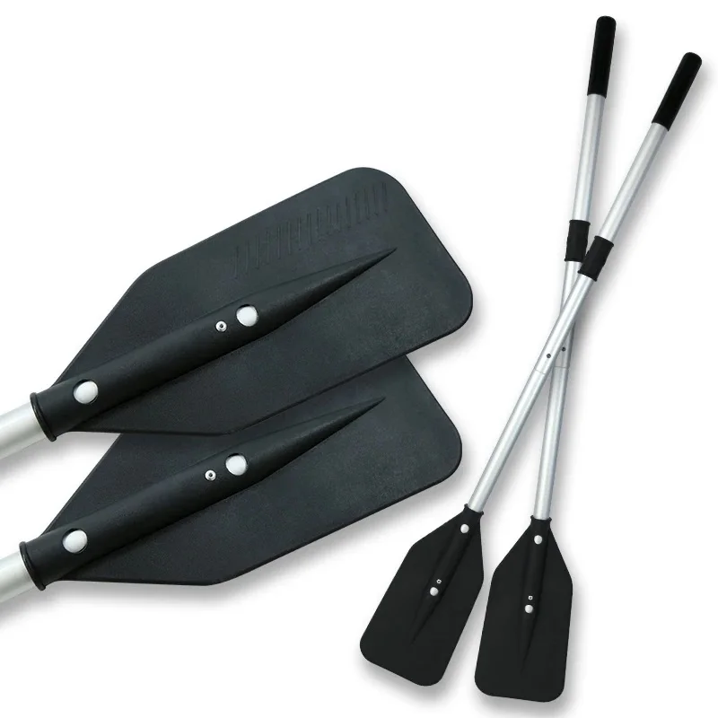 Solar Marine 2 Pieces Universal Paddle Detachable Aluminum Alloy Oars for PVC Inflatable Boat Fishing Kayak Boat Accessories