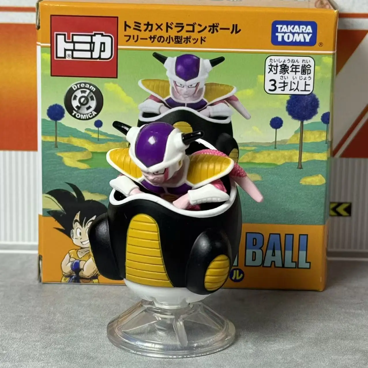 Takara Tomy Tomica Dream Tomica X Dragon Ball Gyu Demon Car Freeza Small Pod Alloy Car Vehicle Diecast Metal Mode Display