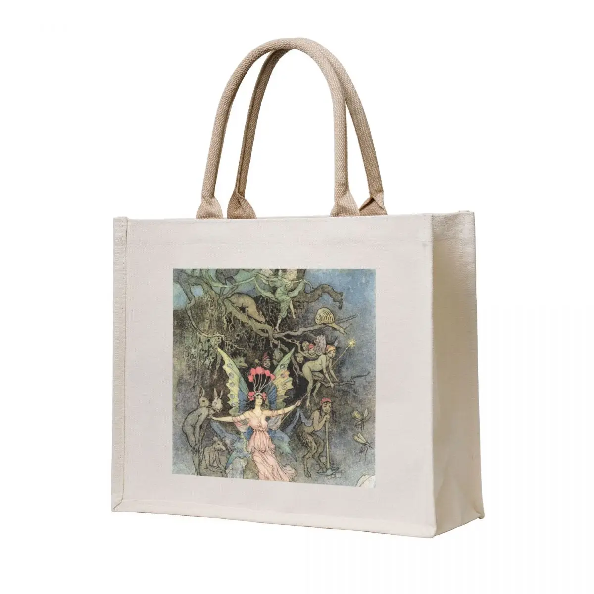 They Get Away Down Under Ground - Warwick Goble Tote Bag canvas shopping bag Big bag women Women's shopping