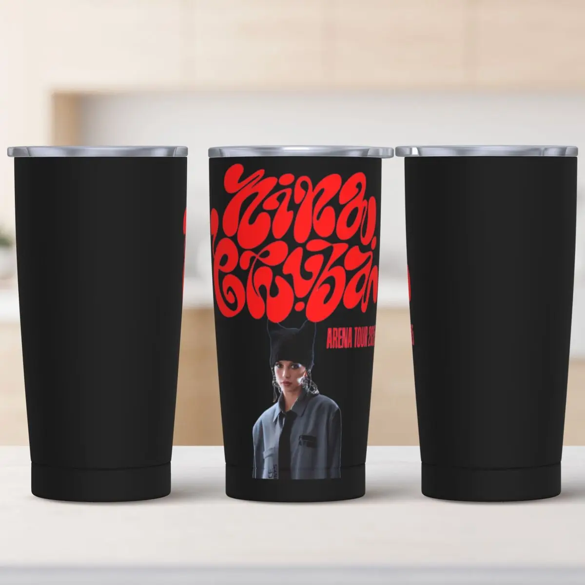 

Nina Chuba Arena Tour 2025 Stainless Steel Tumbler Beach Car Mugs Large Thermal Cups Insulated Cold Drink Milk Tea Water Bottle