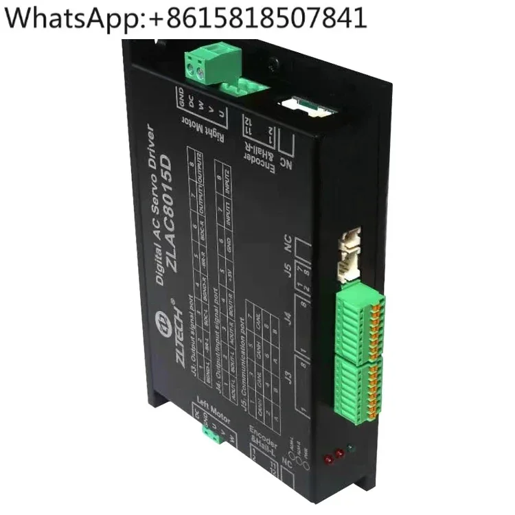 ZLTECH CE RoHS CiA301 CiA402 modbus-RTU 3 phase 24V 48V dual-channel DC 30A 500W robot brushless AC servo motor amplifier driver