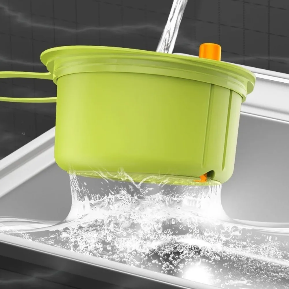 

4PCS Hanging Sink Drain Basket Removable Openable Bottom Cover Food Scrap Filter Rack Multi-functional Quickly Drain