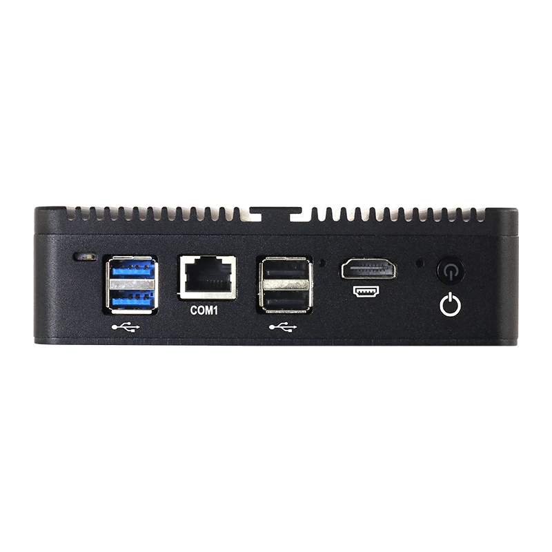 Mini PC industrial sem ventilador Intel Celeron J6412 6x 2,5G Ethernet 1x Mini PCIe Suporte Windows Linux EXSI Pfsense OpenWrt