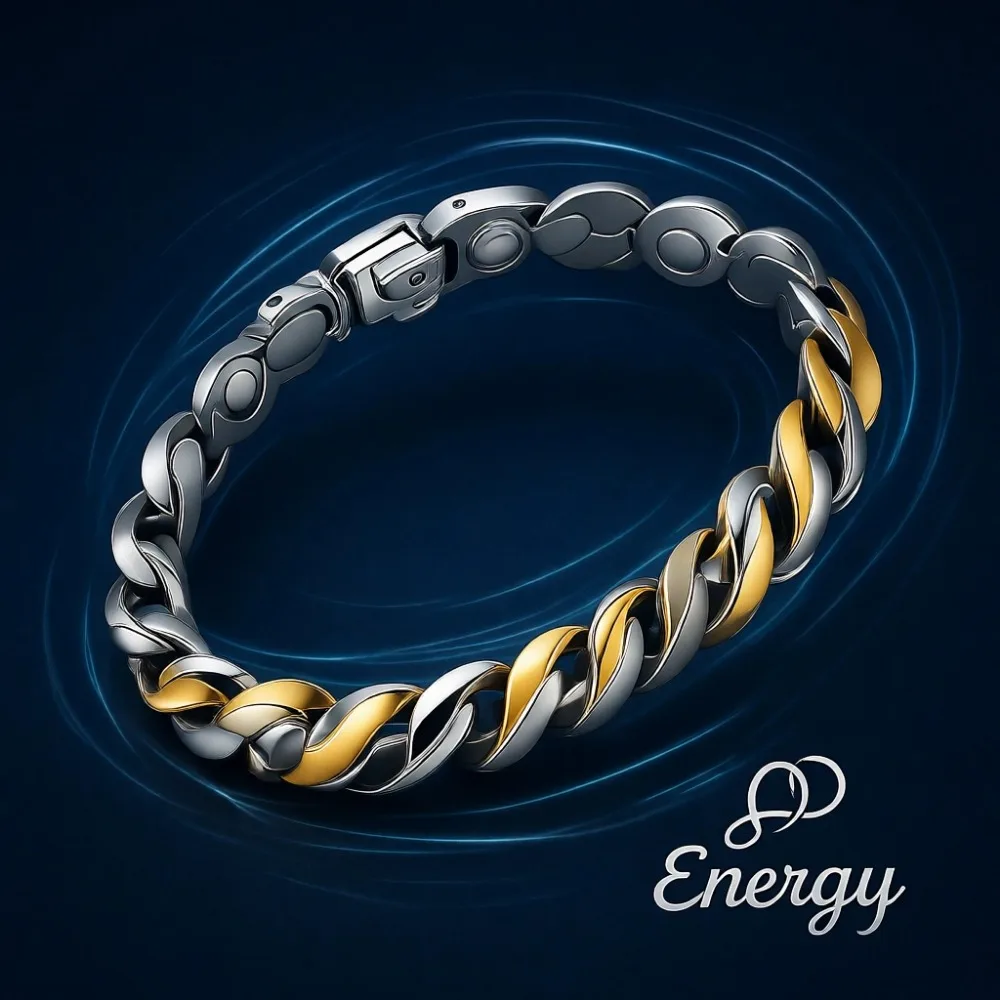 

Магнитный браслет для женщин, сверхпрочный, водонепроницаемый, регулируемый, из титановой стали