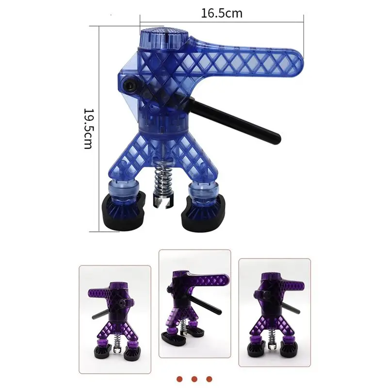 Car Body Paintless Dent Repair Tools Glue Puller 360 ° Rotation Adjustable Handle Puller Dent Pit Removal-A02G