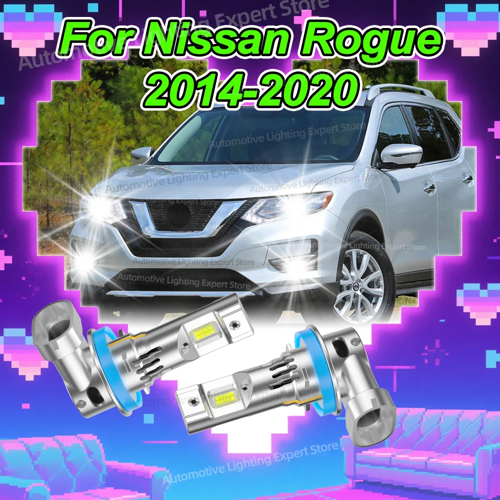 

2/4Pcs 30000LM LED Headlight Bulb Canbus 6000K Auto Diode Lamp with Fan For Nissan Rogue 2014 2015 2016 2017 2018 2019 2020