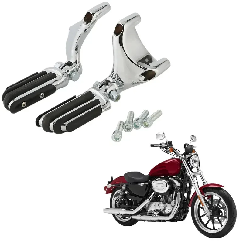 For Harley Sportster 883 1200 XL 2004-2013 Motorcycle Acsessories Footpegs Rest Mounting Bracket