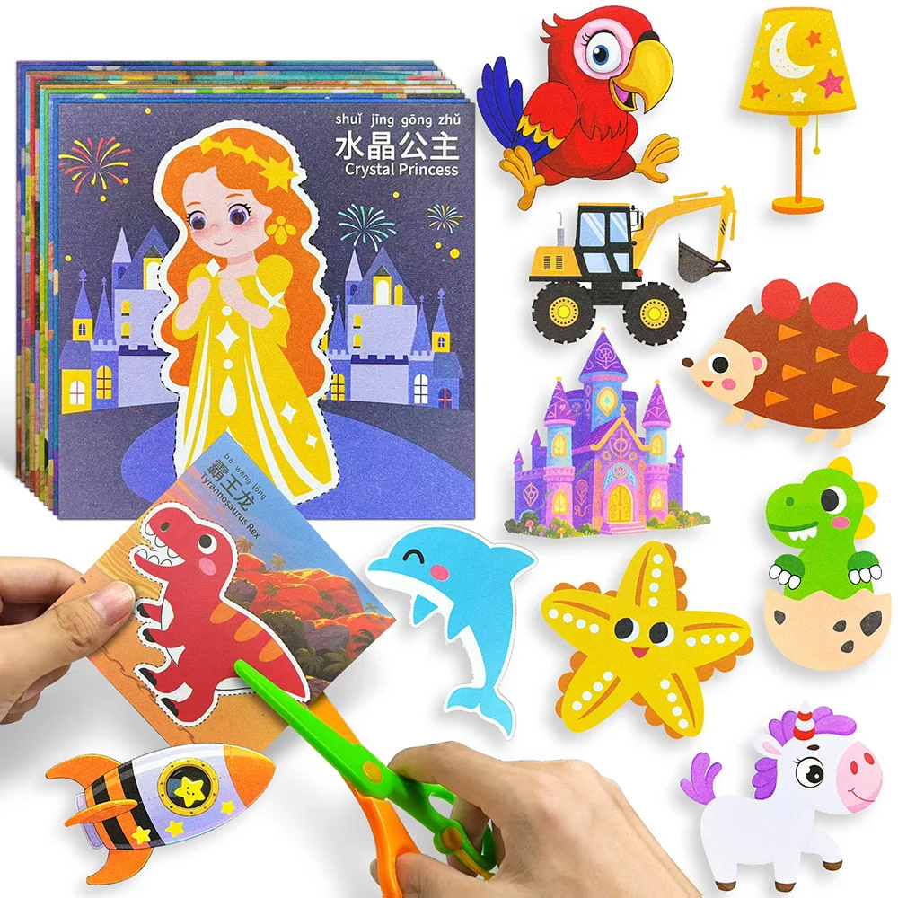 Peuterschaar oefenset voor kinderen van 3-5 jaar, veiligheid tweekleurige voorschoolse trainingsschaar voor peuter, kinderen, kinderen papier snijden