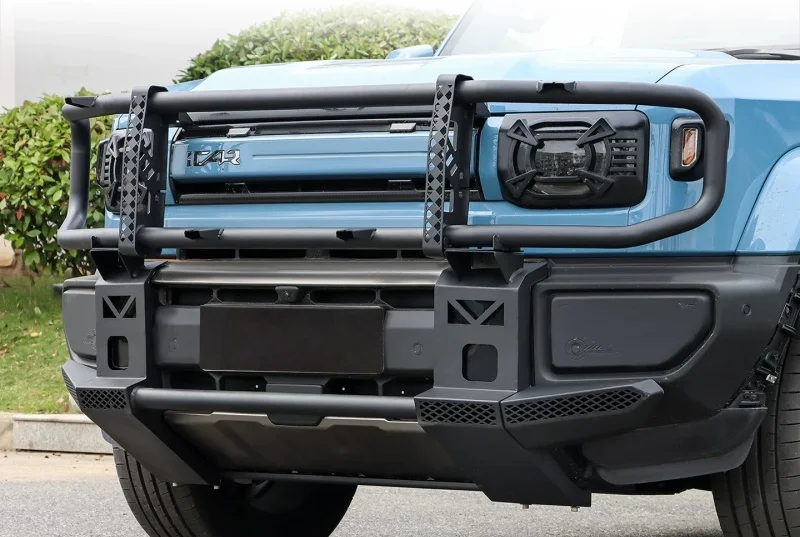 Fit for Chery ICAR V27 2026 Auto Bull Bar Front Bumper Guard Bar Thickened Anti-collision Off-road Bumper Car Modification Parts view 6