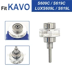 Fit KAVO S609C S619C LUXS609L S619L High Speed Handpiece Dental Rotor Turbine Cartridge Dentistry Handpiece Air Rotor