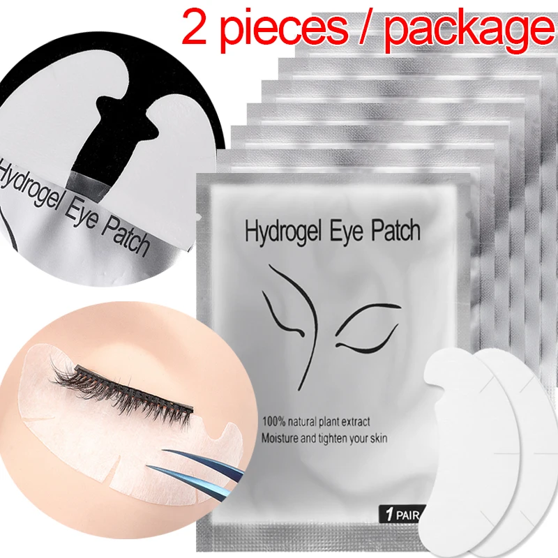 Patch pour les yeux en forme de U, greffe unique, autocollant pour faux cils, fournitures d'extension de cils, patchs pour les yeux, outils de maquillage