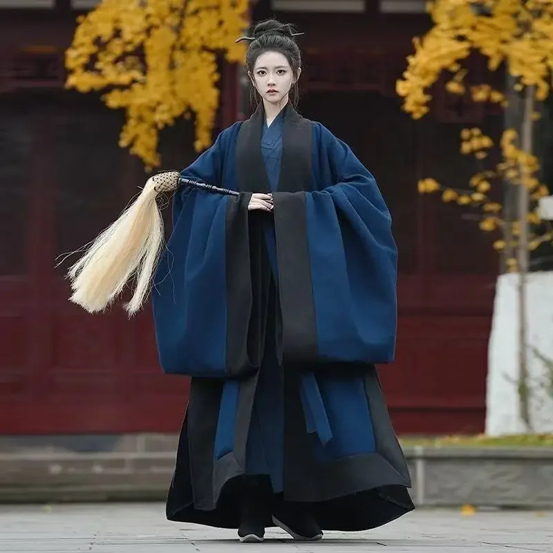 

Men Women Traditional Natural Ming Dynasty Costume Vintage Zen Temple Meditation Cape Taoism 2025 Upgraded Original Taoist Robe