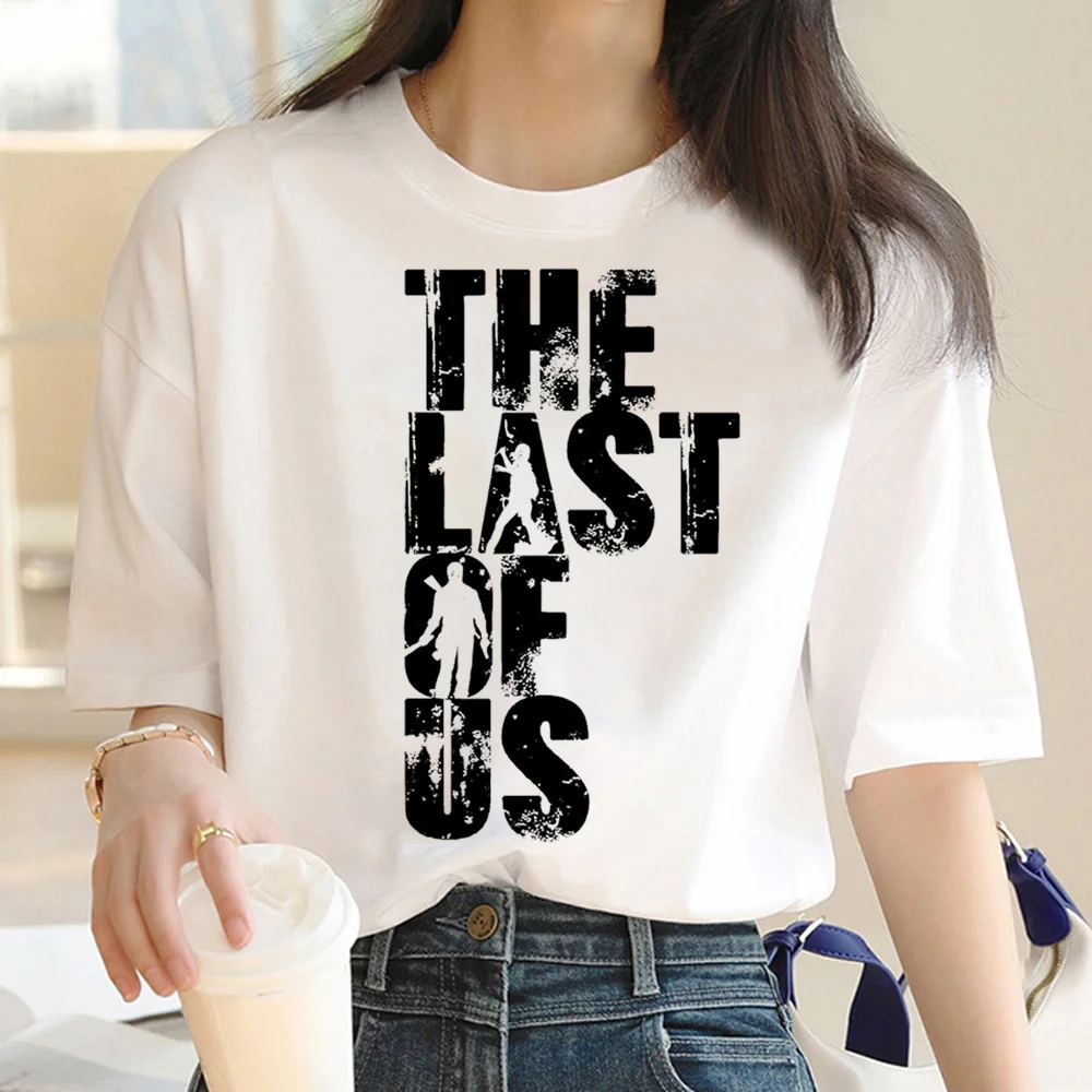 

the Last of Us t-shirts women Y2K top female comic clothing