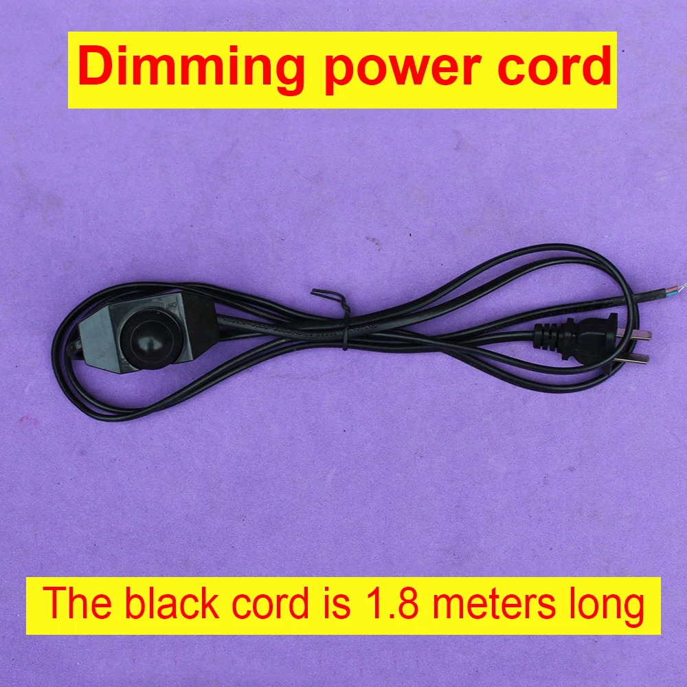 T8 T5 2/3Pin Integrated LED Lamp Tube Connector 6FT 1.8M Plug Connection Line/Dimmer Switch Cable Light Power Supply Line