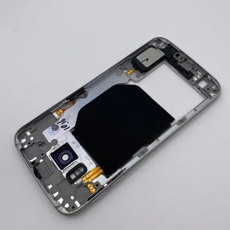 Middle Frame Bezel Housing Chassis for Samsung Galaxy S6 S6 Edge S6 Edge Plus G920F G925F G928F Single Dual SIM with Camera Lens