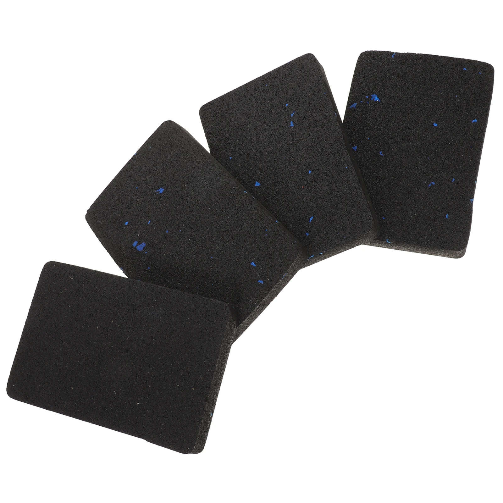 

4 Pcs Treadmill Cushion Heavy Duty Mat Foldable Rubber Foot Pads Exercise Bike Noise Reduction for Non Slip Trainer Fitness