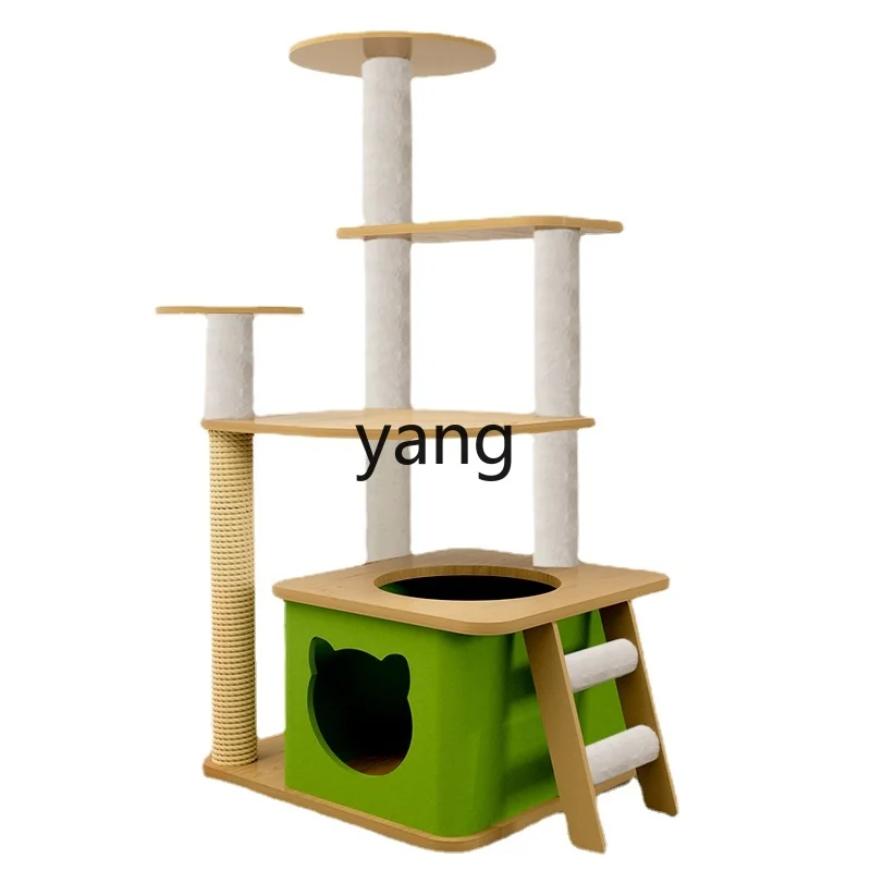 

Yhl Cat Tree Integrated Scratching Pole Cat Villa Space Capsule Four Seasons Universal Not Covering an Area of Cat Supplies