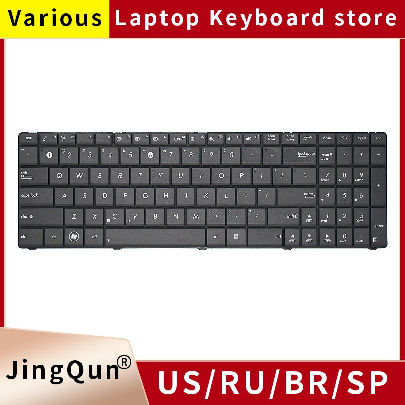 Russian Keyboard FOR ASUS K53U K53Z K53B K53BR X53BY X53U X73 N73 K73 K73T A53U K53T K53T X53Z X53BR A53U RU Keyboard