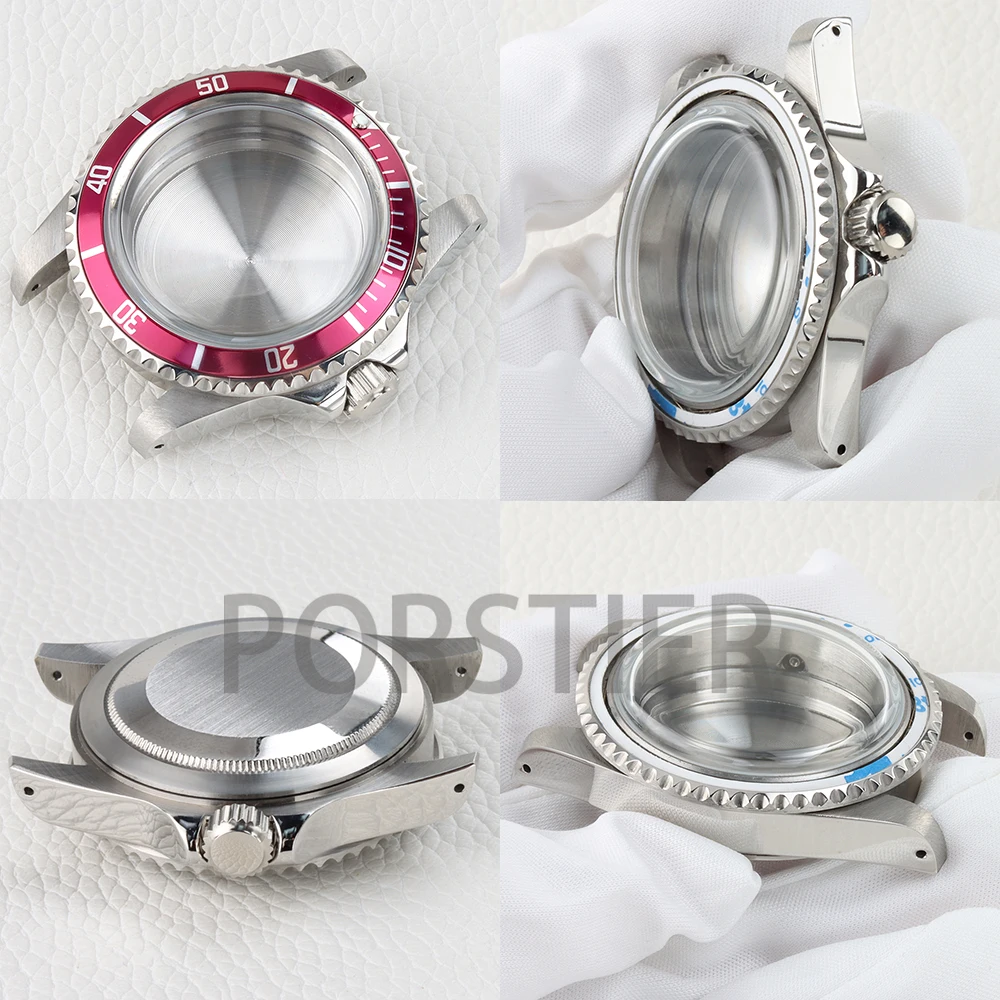 

Round Glass NH35 39.5mm Watch Case Sapphire 10ATM Waterproof for Vintage NH35 NH36 Movement 28.5mm Dial 316L Stainless Steel