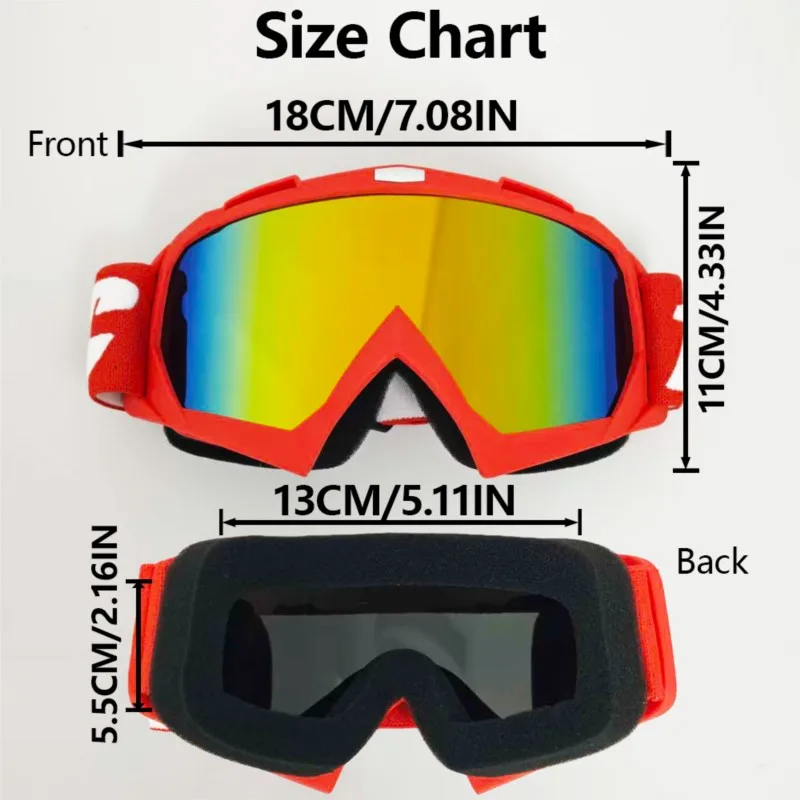 Multi-scene Protective Eyeglasses Wind Sand Dust Block Scratch Resistant Safety Glasses For Motorcycle Cycling Outdoor Sports