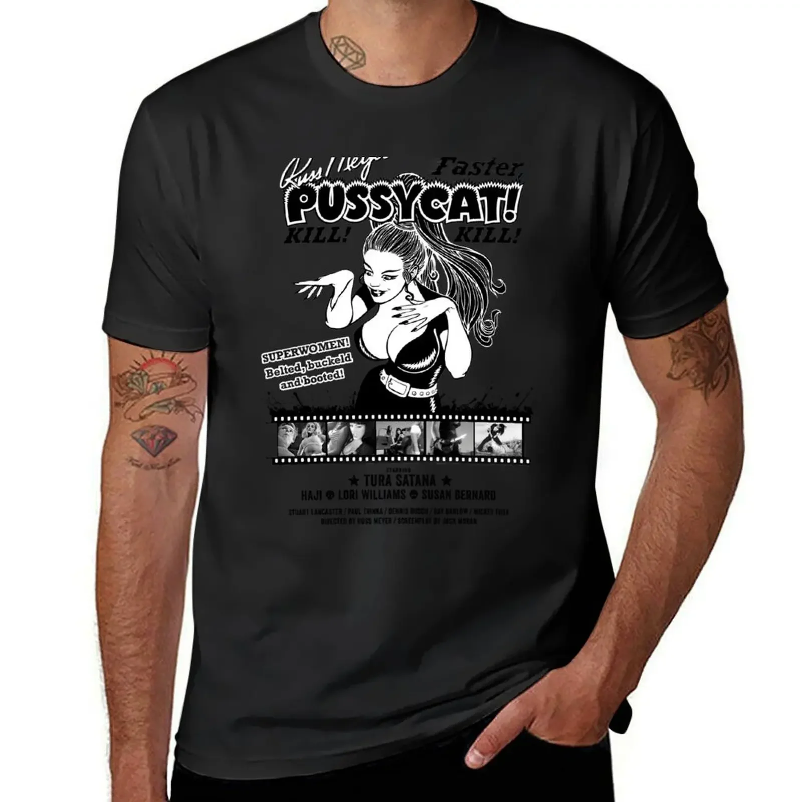 

FASTER, PUSSYCAT! KILL! KILL! T-Shirt plus size clothes oversized vintage graphic tee kawaii clothes mens clothes