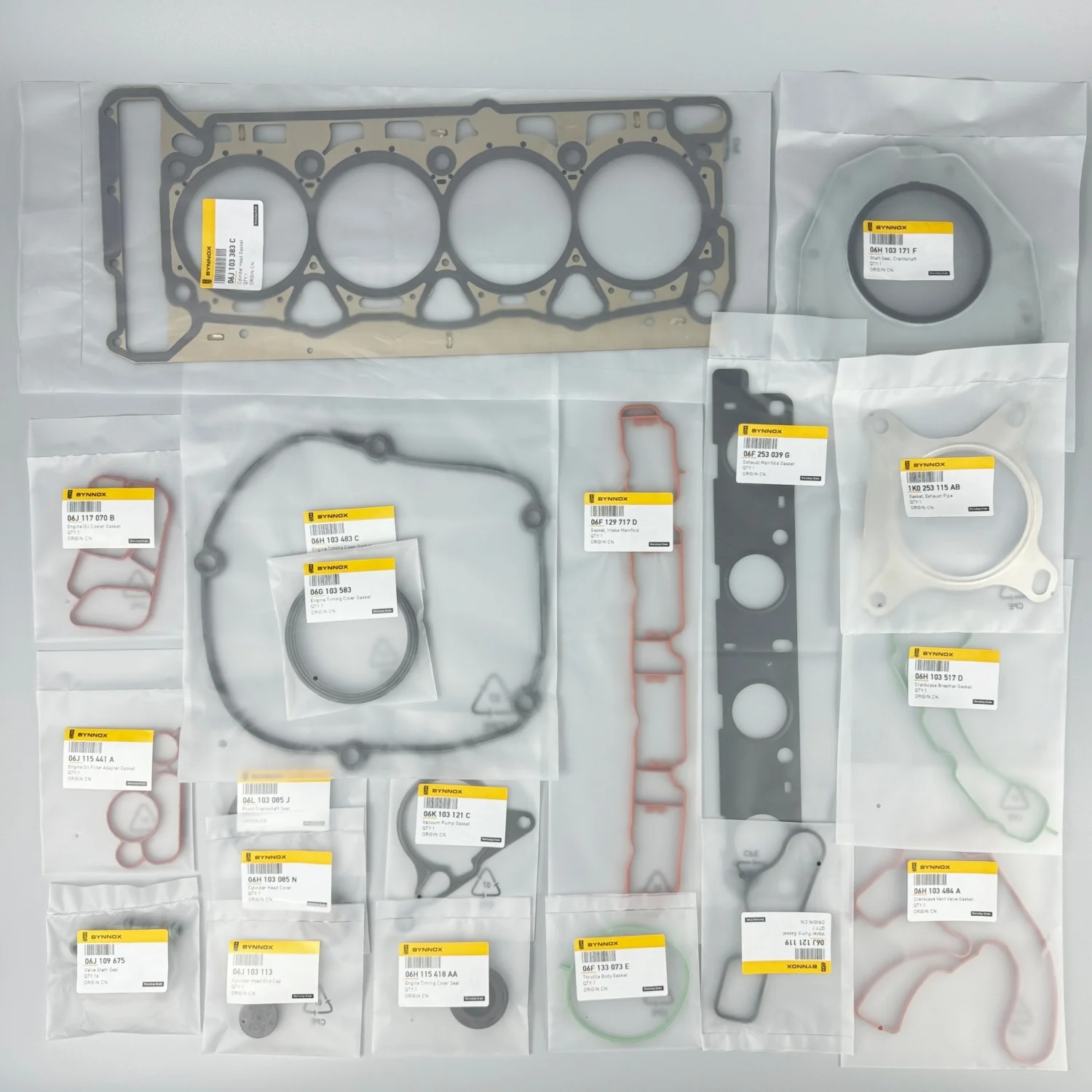 EA888 Gen2 Engine Full Gasket & Seal Repair Kit Valve Cover Turbo Water Pump Crankshaft Oil Seal Set for VW Audi 1.8T 2.0 TSI