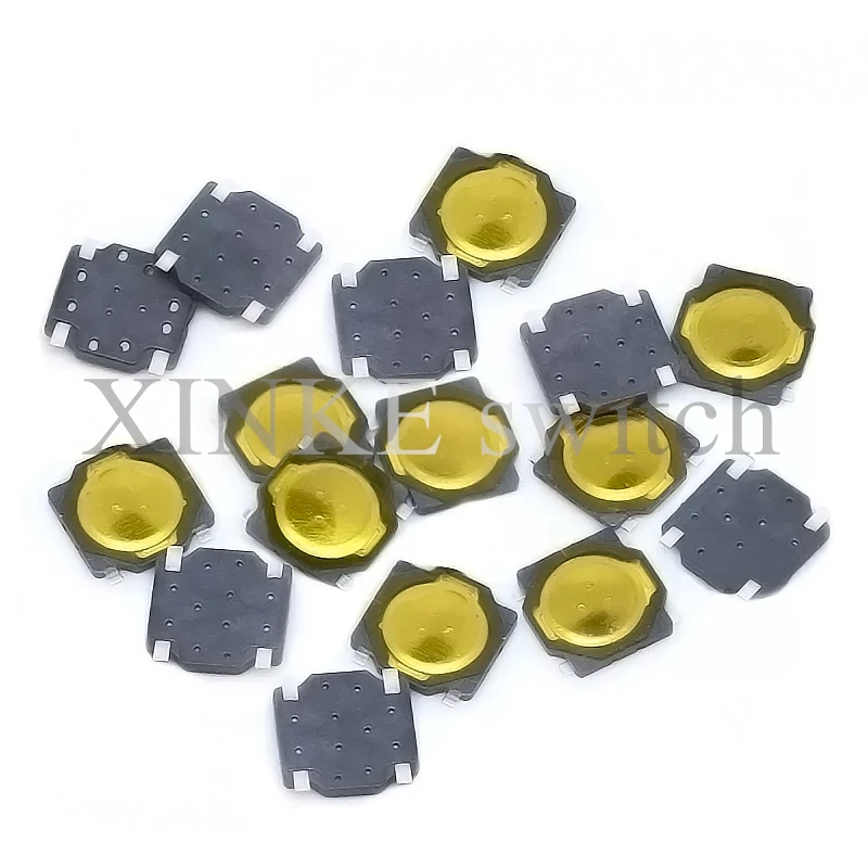 3.7*3.7*0.35MM membrane switch touch switch button slim SMD 4pin 3.7x3.7x0.35