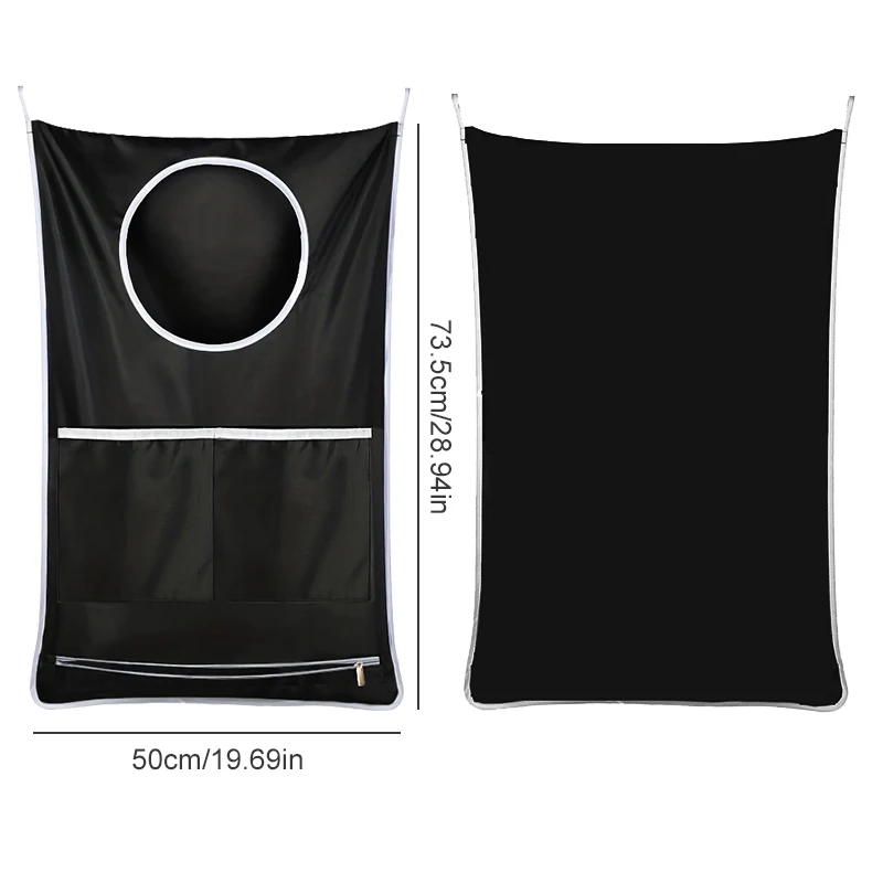 1pc Wall Hanging Storage Bag, Door Hanging Storage Bag, Wall Hanging Organizer, Living Room, Bedroom, Bathroom Dirty Laundry Bag