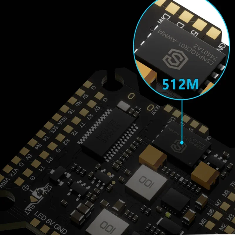 GEPRC TAKER H743 BT 32비트 스택 - 50A GEP-BL32 4IN1 ESC (96K), 듀얼 자이로, 기압계, 데이터 기록 기능이 있는 FPV 시스템용